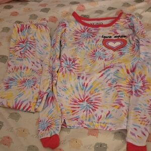 XOXO Kids Colorful Swirl Pajama Set